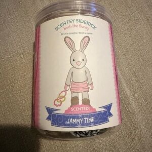 Scentsy Birch the Bunny with Pink and Gray Accents